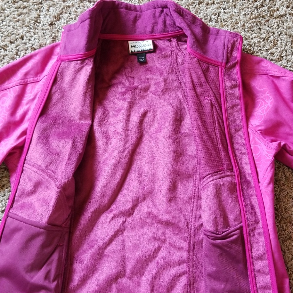 Pink soft shell jacket - Picture 3 of 3